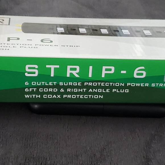 (NWT) Powr Strip-6 Outlet Commercial Surge Protector Power Strip - Picture 3 of 4